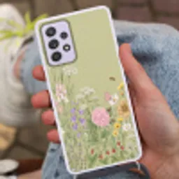 Botanisch - Bloemen - Kleurrijk Hoesje Samsung Galaxy A52 5G met koord klein -sfeer3