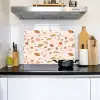 Terrazzo -  Patroon - Kleurrijk - Zalm Inductie beschemer met haakjes klein 777 -sfeer2