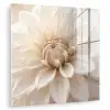 Bloem - Dahlia - Wit plexiglas 5mm klein -zzzproduct_nieuw