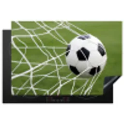 Voetbal - Goal - Net - Sport Inductie beschermer vinyl 3mm klein -3d