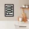 Food - Zwart - Wit - Decoratie KitchenYeah - Keuken - Fotolijst klein -sfeer1