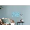 Water - Blauw - bubbels Muursticker klein -plant