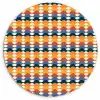 Retro - Disco - Golven Wandcirkel kunststof plaat 5mm dik klein 188 -3d