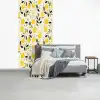 Citroenen - Geel - Wit - Stippen fotobehang vinyl groot 64 -slaapkamer