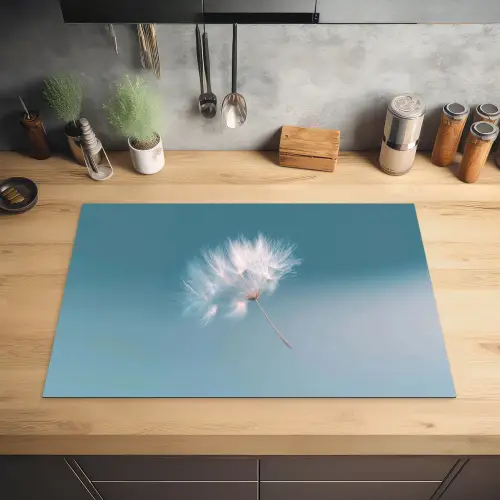 Paardenbloempluisje - Blauw - Lucht Inductie beschermer vinyl 3mm klein -sfeer5