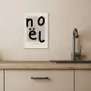 Quotes - Noël - Zwart - Beige - Kerst KitchenYeah - Keuken - Canvas klein -sfeer2