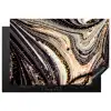 Kosmische Golven met Gouden Sterrenstof Inductie beschermer vinyl 3mm klein -3d