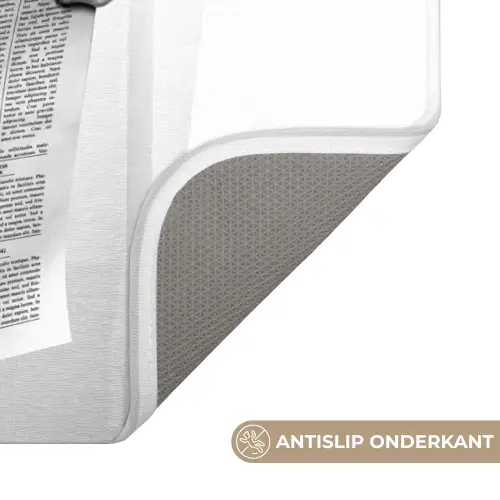Hond - Krant - Toilet - Zwart wit - Dieren Badmat klein -USP_AntislipNL