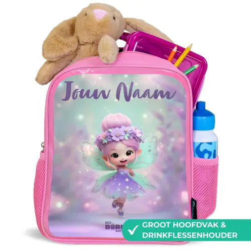 Elf - Tover - Magisch Kinderrugzak - Roze middel -inhoud_NL