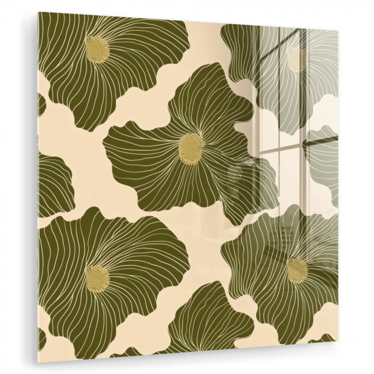 Modern - Abstract - Groen plexiglas 5mm klein 11 -zzzproduct_nieuw