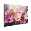 Bloemen - Kleurrijk - Bloei canvas 2cm klein -z3d