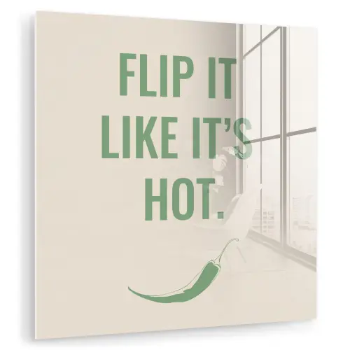 Groen - Quote - Zomer - Chilipeper plexiglas 5mm klein -zzzproduct_nieuw