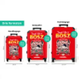 PSV koffer 3 NBS - Handbagage koffer - Kinderen Unisex middel zzzzzzVergelijking_3NL