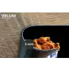 Kip - Bucket - Delfts blauw - Lekker Placemat vinyl groot -closeup