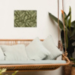 Bladeren - Modern - Groen tuinposter los doek klein 239 -sfeer7