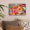 Bloemen - Kunst - Schilderij - Botanisch canvas 2cm klein -sfeer1