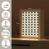 Stervormen - Geometrisch - Zwart Light Box met kabel (Tafellamp) klein 925 -USP_NL