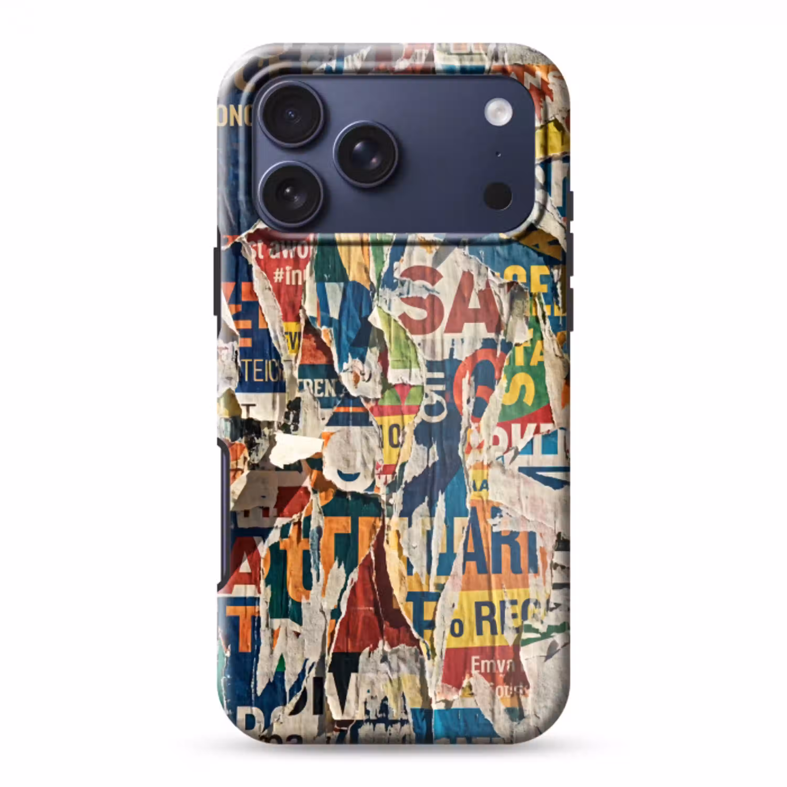 Abstract - Gelaagd papier - Urban - Modern - Kleurrijk Toughcase MagSafe Apple iPhone 17 Pro Max klein -3d