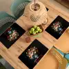 Boeket - Roze - Bloemen - Vaas Placemat vinyl groot -zzsfeer5_Kitchenyeah-website