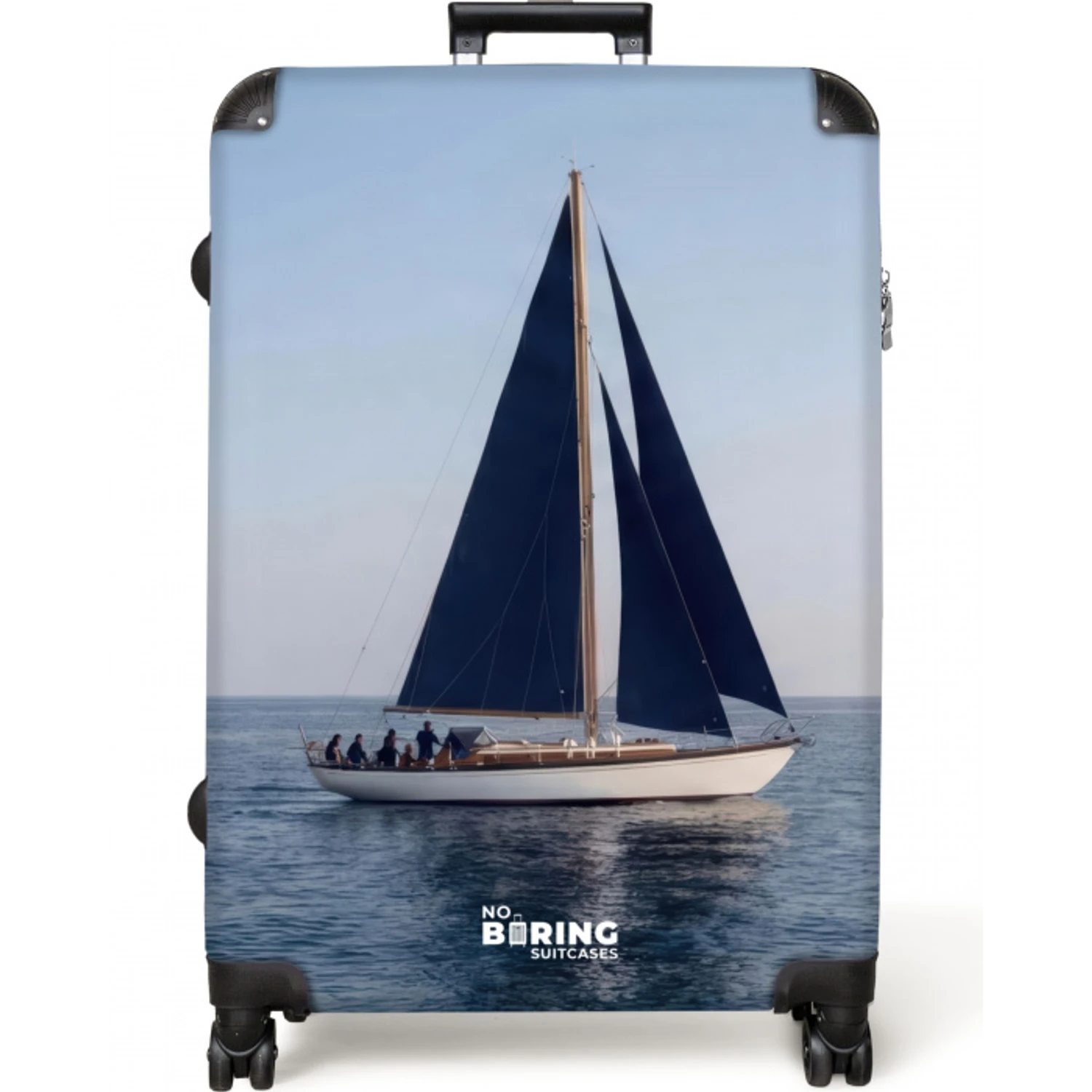 Zeilboot - Zee - Blauw NBS - Large koffer - Volwassenen Unisex groot -zzzzzzzzkaufland2