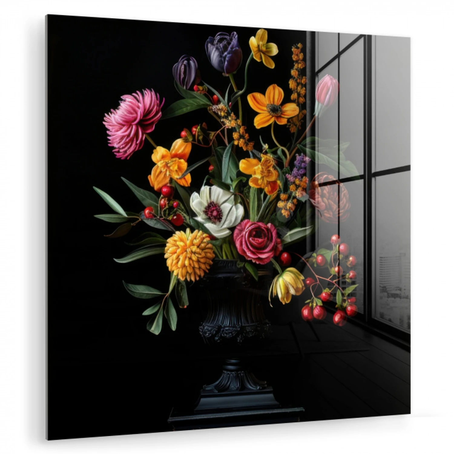 Sierlijk - Boeket - Bladeren plexiglas 5mm klein -zzzproduct_nieuw
