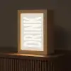 Japandi - Vintage - Japandi - Wit Light Box met kabel (Tafellamp) klein -z3d_website