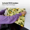 Citroen - Groen - Bloesem Inductie beschemer met haakjes klein 777 -ky-ophangen-nl