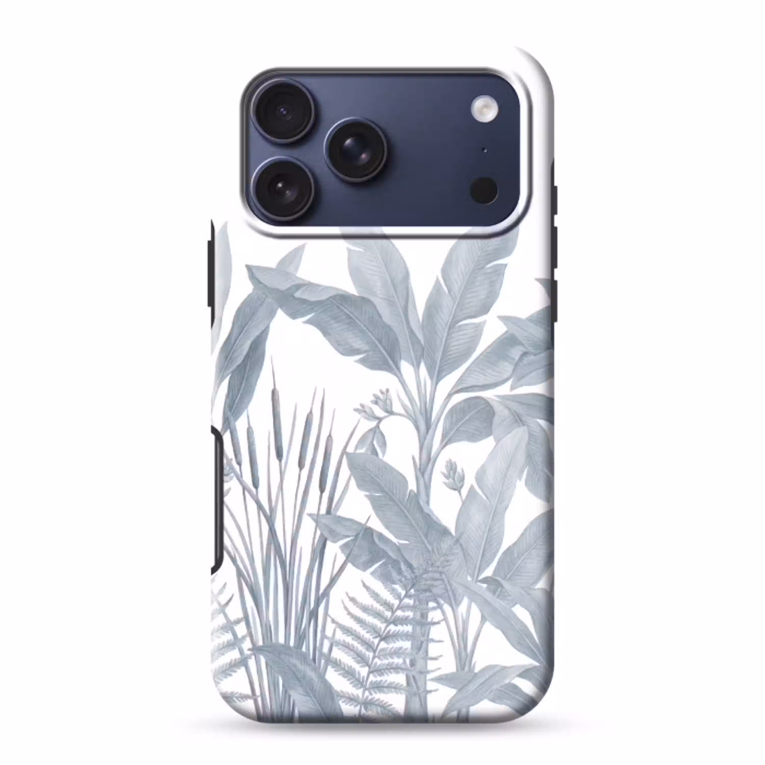 Planten - Bladeren - Natuur - Grijs Toughcase MagSafe Apple iPhone 17 Pro Max klein -3d