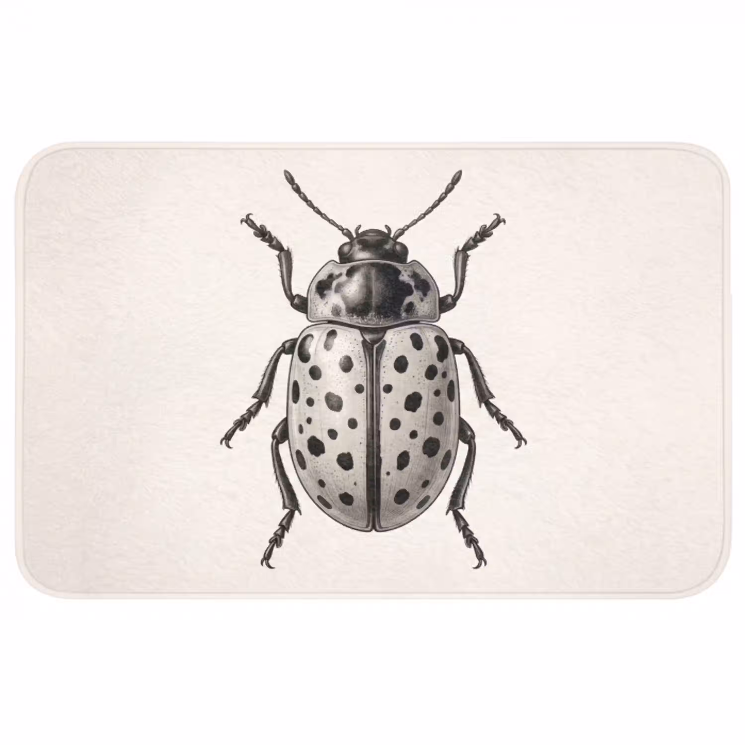 Kever - Insect - Vintage Badmat middel -3d