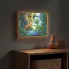 Schildpad - Dino - Jungle - Waterval Light Box met batterij (Wandlamp kind) middel -sfeer5_kind