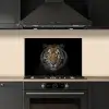 Tijger - Wilde dieren - Portret - Zwart - Dieren keuken achterwand spatscherm klein -sfeer1