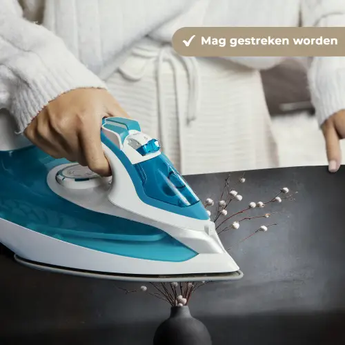 Takken - Vaas - Bolletjes - Wit Wandkleed katoen klein -sfeer9