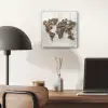 Wereldkaart - Stenen - Wit plexiglas 5mm klein -sfeer6