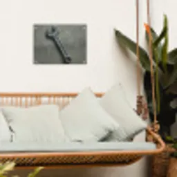 Steeksleutel - Schilderij - Gereedschap - Verf tuinposter los doek klein -sfeer7