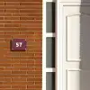 Bordeauxrood - Traditioneel Naambord Rechthoek middel -sfeer3-rechthoek-S