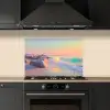 Zomerlicht - Strand - Fonkelende accenten keuken achterwand spatscherm klein -sfeer1