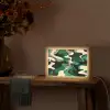 Abstract - Camouflage - Groen Light Box met kabel (Tafellamp) klein -sfeer4