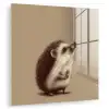 Egel - Snuitje - Bruin - Stekels plexiglas 5mm klein -zzzproduct_nieuw