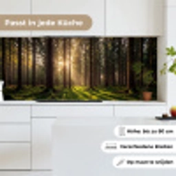Bos - Gras - Zonlicht keuken achterwand 2 middel -sfeer4_DE