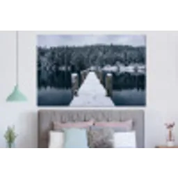 Steiger - Meer - Sneeuw - Bergen - Rustgevend forex 5mm xxl -slaapkamer