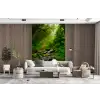 Jungle - Water - Bladeren - Zon - Natuur fotobehang vinyl groot -plant