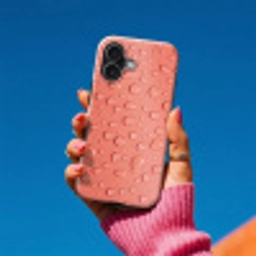 Water - Druppels - Roze Toughcase MagSafe Apple iPhone 17 klein -Sfeer1V