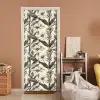 Klassiek - Botanisch - Zwart - Beige deurposter klein 289 -sfeer1