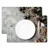 Kerst - Bakken - Grijs - Landelijk Placemat vinyl groot -zzsfeer2_Kitchenyeah-website