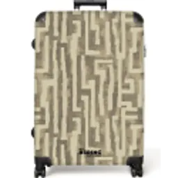 Abstract - Geometrisch - Groen NBS - Large koffer - Volwassenen Unisex groot -zzzzzzzzkaufland2