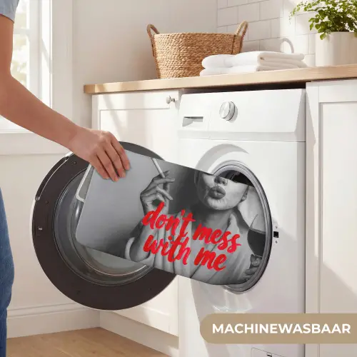 Don't mess with me - Wijn - Vrouw - Sigaret Badmat klein -USP_WasbaarNL