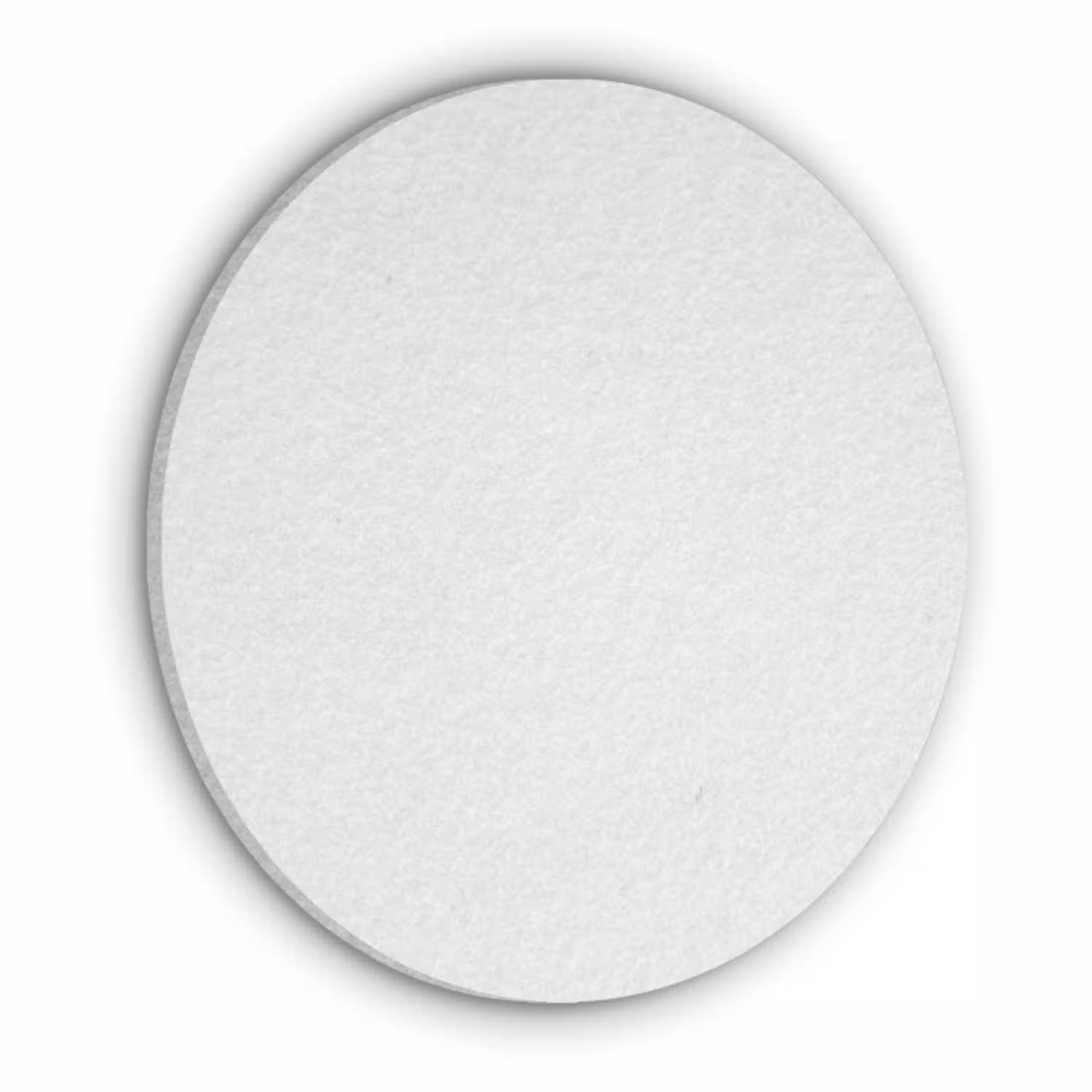 Pure - Alabaster - Wit Akoestische PET Vilt - Rond klein 838 -3d