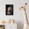 Schaap - Kokskleding - Neon - Quote fotolijst zwart zonder passe partout klein -usfeer4_kinderkamer