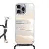 Zee - Zon - Zand Hoesje iPhone 16 Pro Max met koord klein -3d