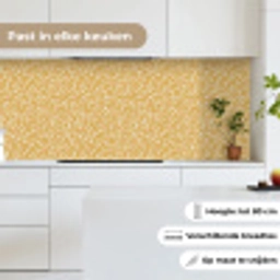 Takjes - Patroon - Oker keuken achterwand 2 middel 871 -sfeer4_NL